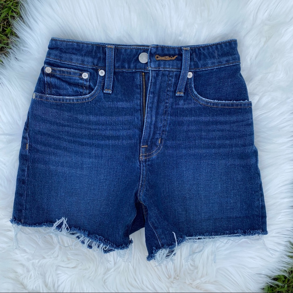 Madewell Curvy High Rise Denim Shorts
